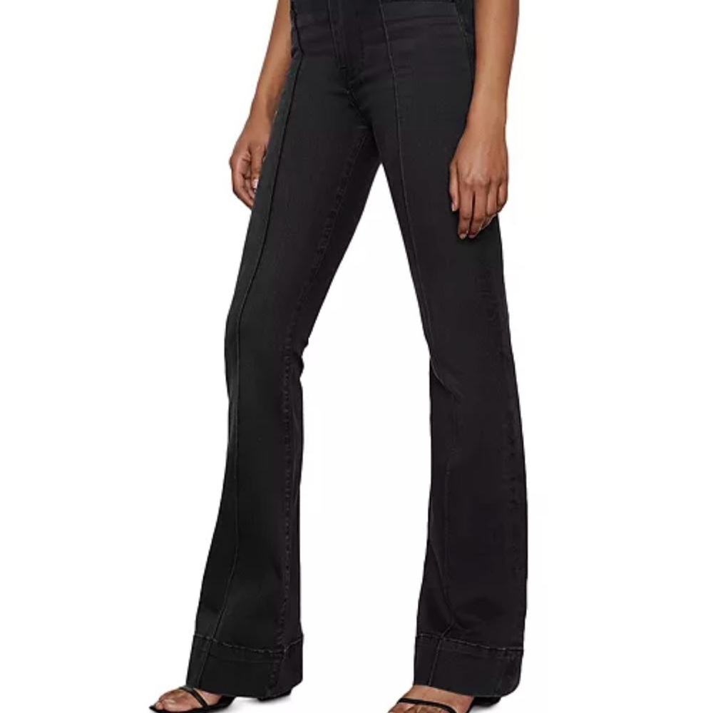 FRAME DENIM Le Catroux Center Seam High Waist Flare Jeans in Kerry - Picture 13 of 14